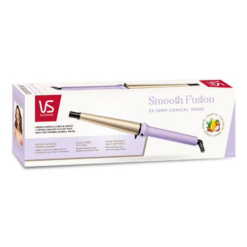 Smooth Fusion Conical Wand Vidal Sassoon