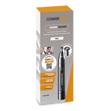 Diamond Precision Clipper by Conair, featuring a lightweight design, three-bevel blades, and diamond-protect technology for pain-free trimming.