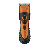 Rugged Commander Hair Clipper by Conairman with self-sharpening blades, 50 settings, and turbo boost for precise grooming.
