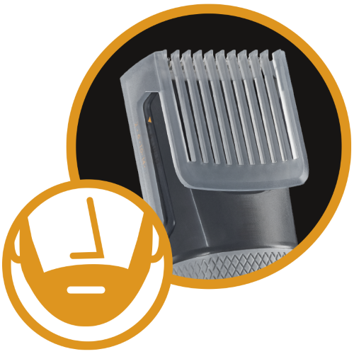 Complete Cut Grooming Kit by Conairman with stainless steel blades, adjustable combs, and 40-min cordless runtime for versatile styling.