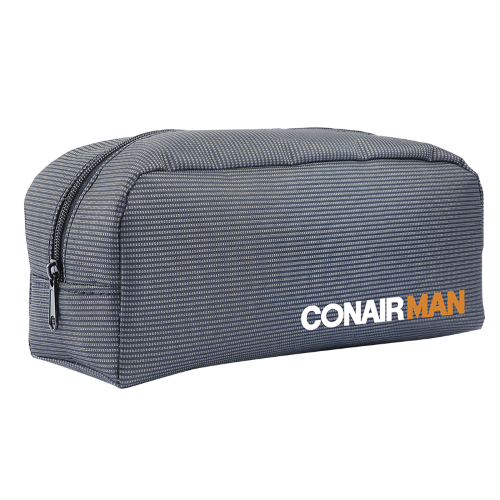 The Complete Cut Grooming Kit by Conairman features sharp stainless steel blades for precise haircuts and beard grooming.