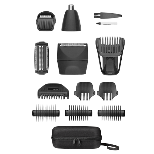 THE XPERT Grooming Kit by Conairman, 100% waterproof with lithium-ion power, features precision blades and travel-friendly design.