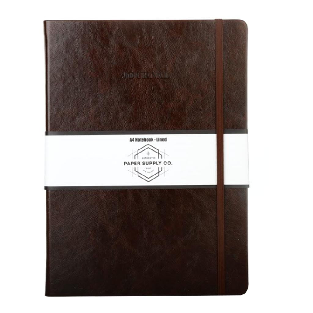 OSC Vintage Hardcover Journal A4 Brown