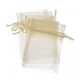 Organza Bag Ivory Pack of 10.