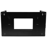 Wall-Mount Server Rack with Built-in Shelf - Solid Steel - 4U