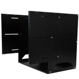 Wall-Mount Server Rack with Built-in Shelf - Solid Steel - 8U