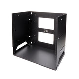 Wall-Mount Server Rack with Built-in Shelf - Solid Steel - 8U