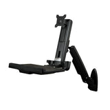 Wall-Mounted Sit-Stand Desk - Single Monitor