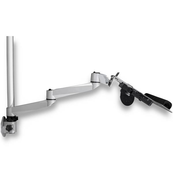 Wall-Mounted Computer Workstation - Dual Monitor - Premium