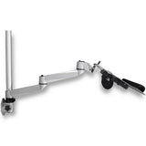 Wall-Mounted Computer Workstation - Dual Monitor - Premium