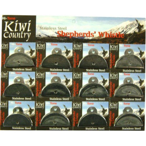 Whistle Shepherd Hitone Stainless  12pce Card