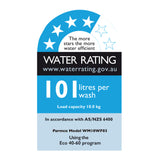 PARMCO - WASHING MACHINE - 10KG WHITE FRONTLOAD
