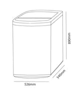 PARMCO - WASHING MACHINE - 6KG WHITE TOPLOAD