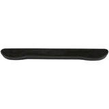 Black ergonomic foam wrist rest pad offering support and comfort for typing, reducing strain during long hours at the keyboard.