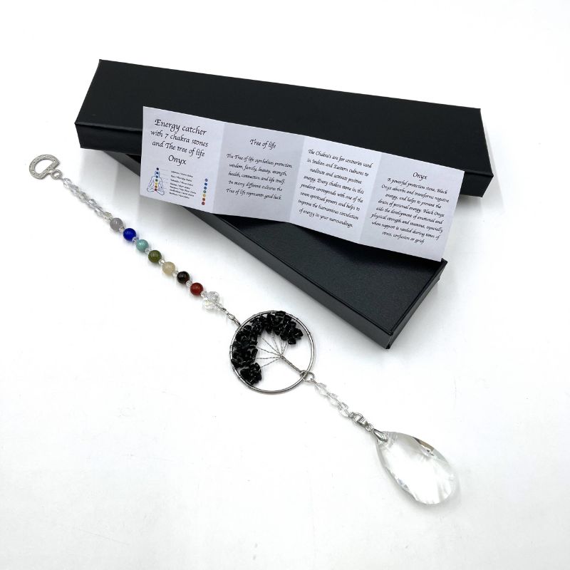 Suncatcher Onyx - Tree of Life (32.5cm)