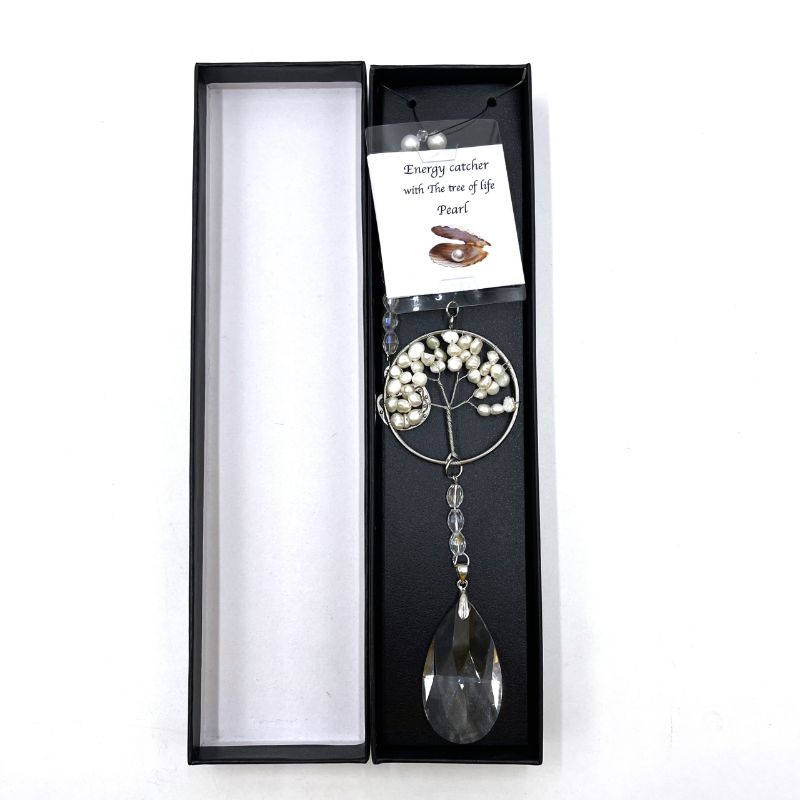 Suncatcher - Tree of Life Pearl (32.5cm)