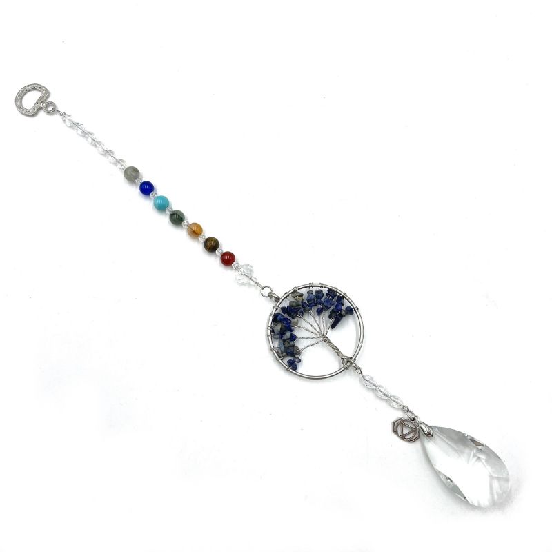 Suncatcher - Tree of Life Third Eye Chakra Lapis Lazuli (32.5cm)