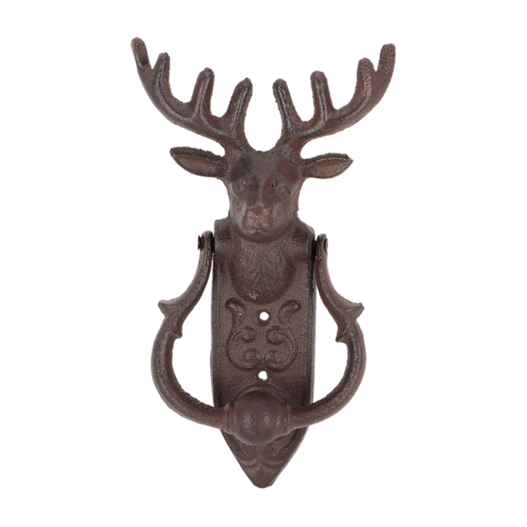 Door Knocker - Cast Iron Deer (13 x 6 x 23cm)