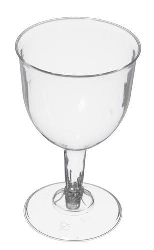 Plastic Wine Glasses x 60 units (180 ml)