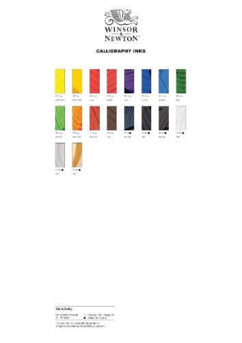 Winsor & Newton Calligraphy Inks 30ml - Blue Black (034)