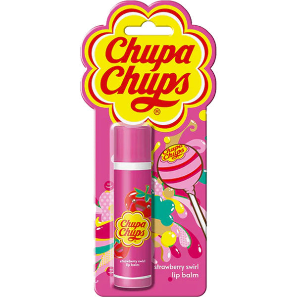 Chupa Chups Lip Balm Strawberry Swirl 4g - Pack of 6