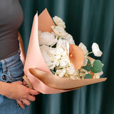 Kraft Paper Duo 80gsm Dusty Pink & Brown Pack 100