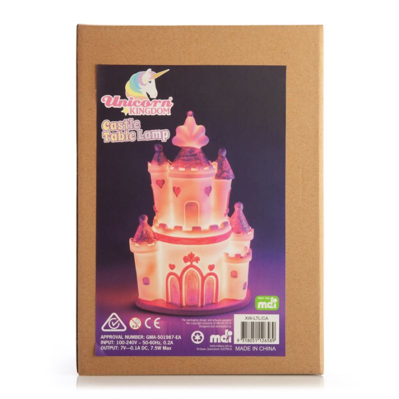 Table Lamp - Princess Castle (24.5cm)