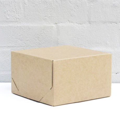 Natural Kraft gift boxes, 20.3cm, eco-friendly, set of 25, ideal for all occasions with rustic charm and sturdy design.