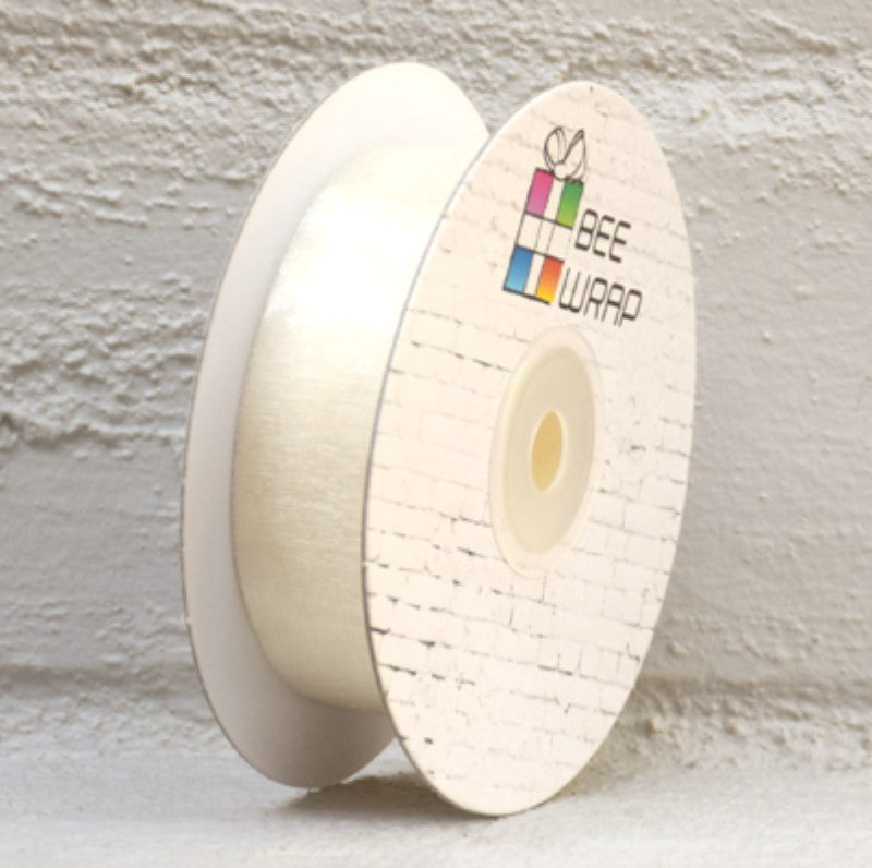 Organza Ribbon -  25mm x 50mtrs IVORY