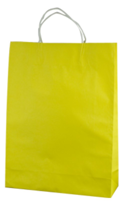 Paper Bag Yellow-  42 x 31cm