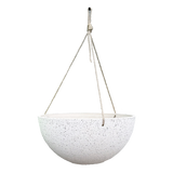 Hanging Bowl - Nova Large White 17 x 35cm (Set of 2)