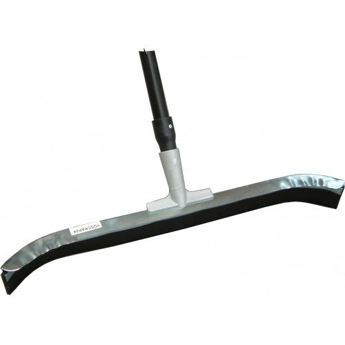 Yard Scraper Xcel: 24-inch curved squeegee with a 5mm rubber blade for efficient outdoor cleaning and debris management.