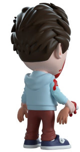 Youtooz Vinyl Figurine of Hughie from 'The Boys', holding Robin's disembodied hands, detailed and striking collectible.