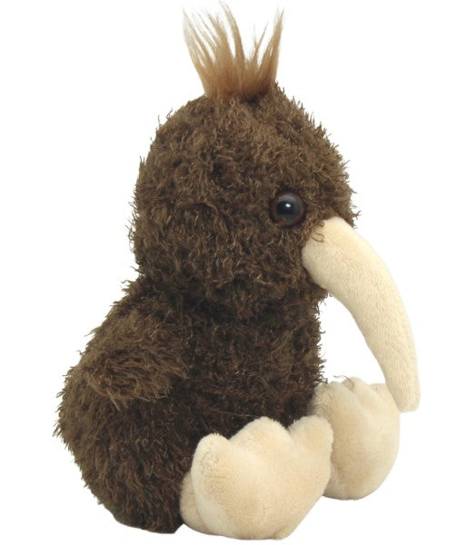 Soft Plush Toy -  Koru Kiwi. Brown Kiwi Bird.