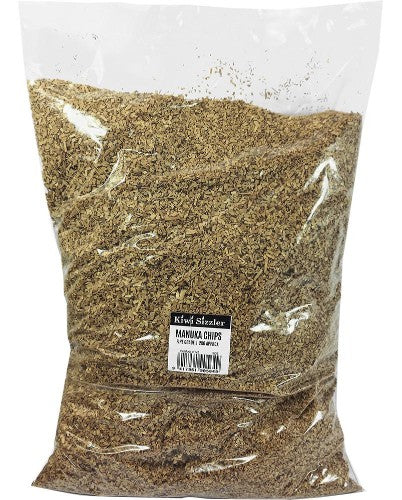 Manuka Sawdust - Kiwi Sizzler (2kg) for rich, smoky flavor in grilled meats, fish, and vegetables. Perfect for any outdoor cooking.