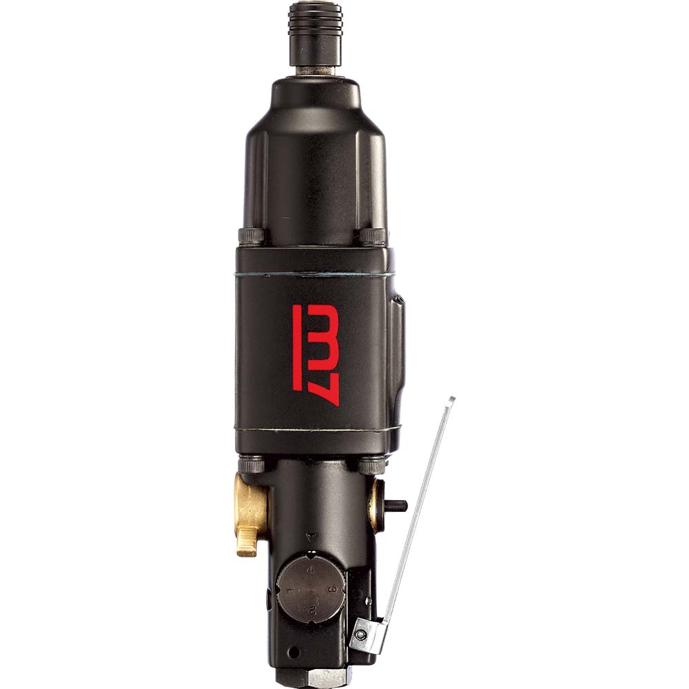 M7 Air Screwdriver Straight, 1/4in Hex, lightweight, ergonomic design with high torque and speed for efficient fastening tasks.