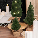 Real Touch Mini Table Top Tree Green