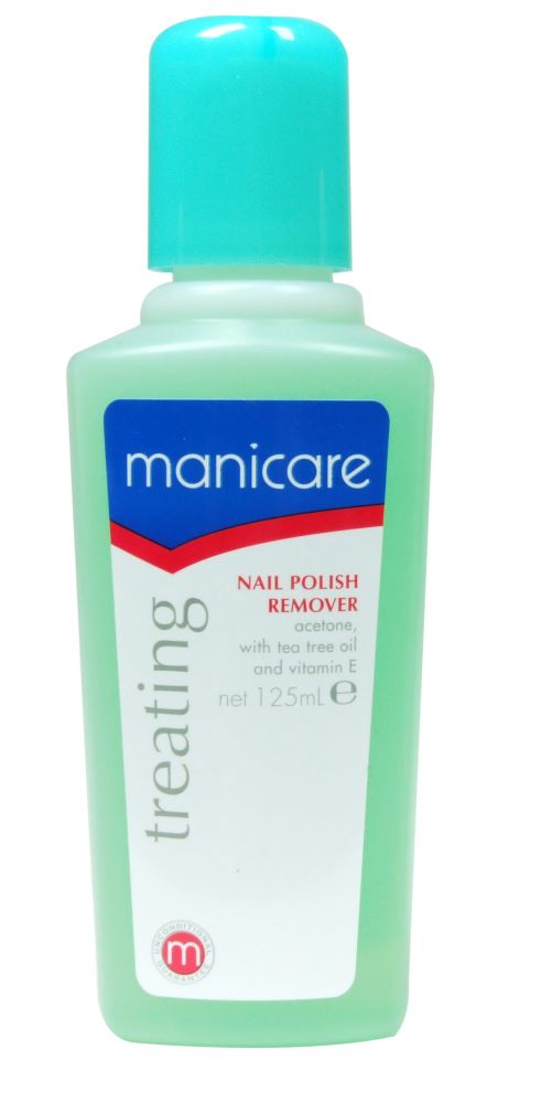 Moisturising nail polish remover with tea tree oil and vitamin E for healthier, hydrated nails.