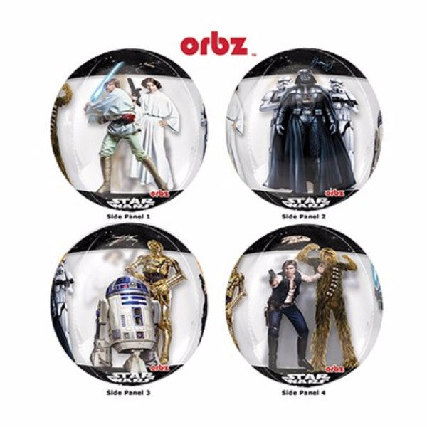 Shape Orbz Balloon Star Wars Classic 38cm x 40cm