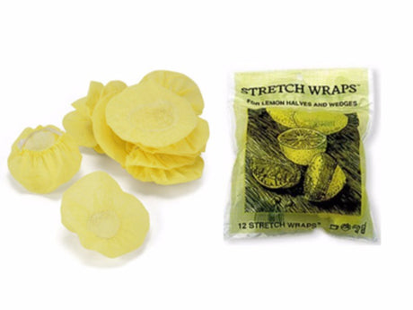 Vibrant 12 pack lemon covers for fresh storage and elegant presentation of lemon halves and wedges in the kitchen.