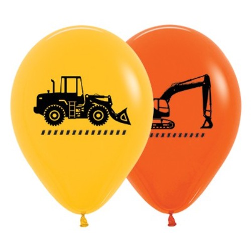 30cm Construction Trucks Yellow & Orange - Pack of 25