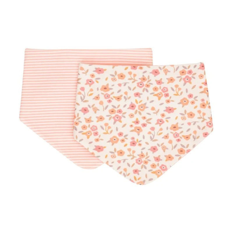 All4Ella Bandana Bibs 2pk - Floral Bouquet