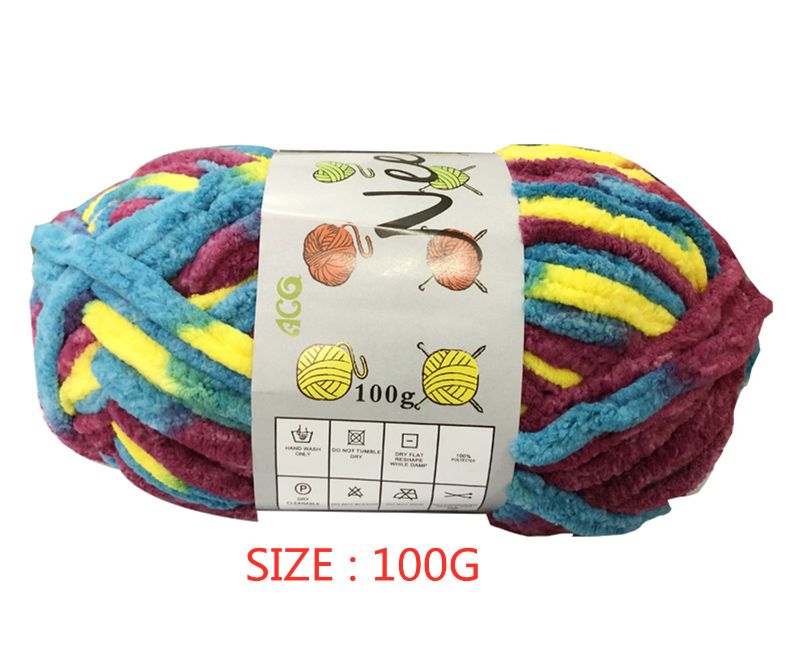 YARN - POLYESTER ACRYLIC 2 TONE  #005 (Set of 6)