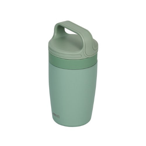 Insulated Travel Cup with Handle - AVANTI FlexiSip 355ml (Agave)