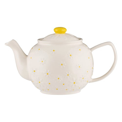 6 Cup Teapot - Price & Kensington Daisy Stoneware (1100ml)