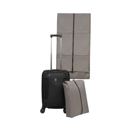 2 Wheel Frequent Flyer Carry On - Werks Traveler 7.0  (Black)