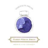 Vibrant 38ml Ferris Wheel Press ink in Harlequin Dream, perfect for creative writing and art, with smooth flow and fade resistance.