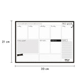 Pukka Carpe Diem Weekly Planner Pad in Black, featuring 60 tear-away sheets for organized weekly planning and productivity.