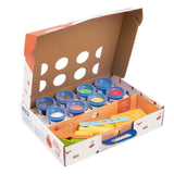 Milan Soft Dough BBQ Time Play Kit with 8 vibrant colors and 13 tools for creative role-play and fine motor skill development.