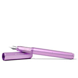 Ferris Wheel Press Aluminium Carousel Aurorealis Fountain Pen, a durable, elegant writing instrument with a custom ground steel nib.
